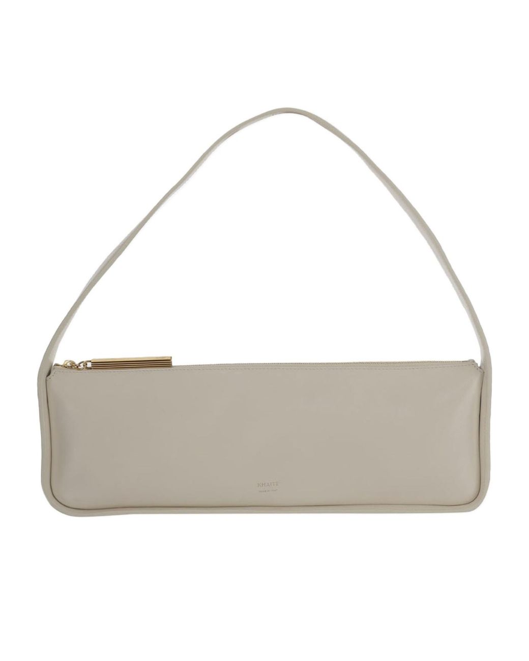 Khaite Gray Zipper Tote Bag