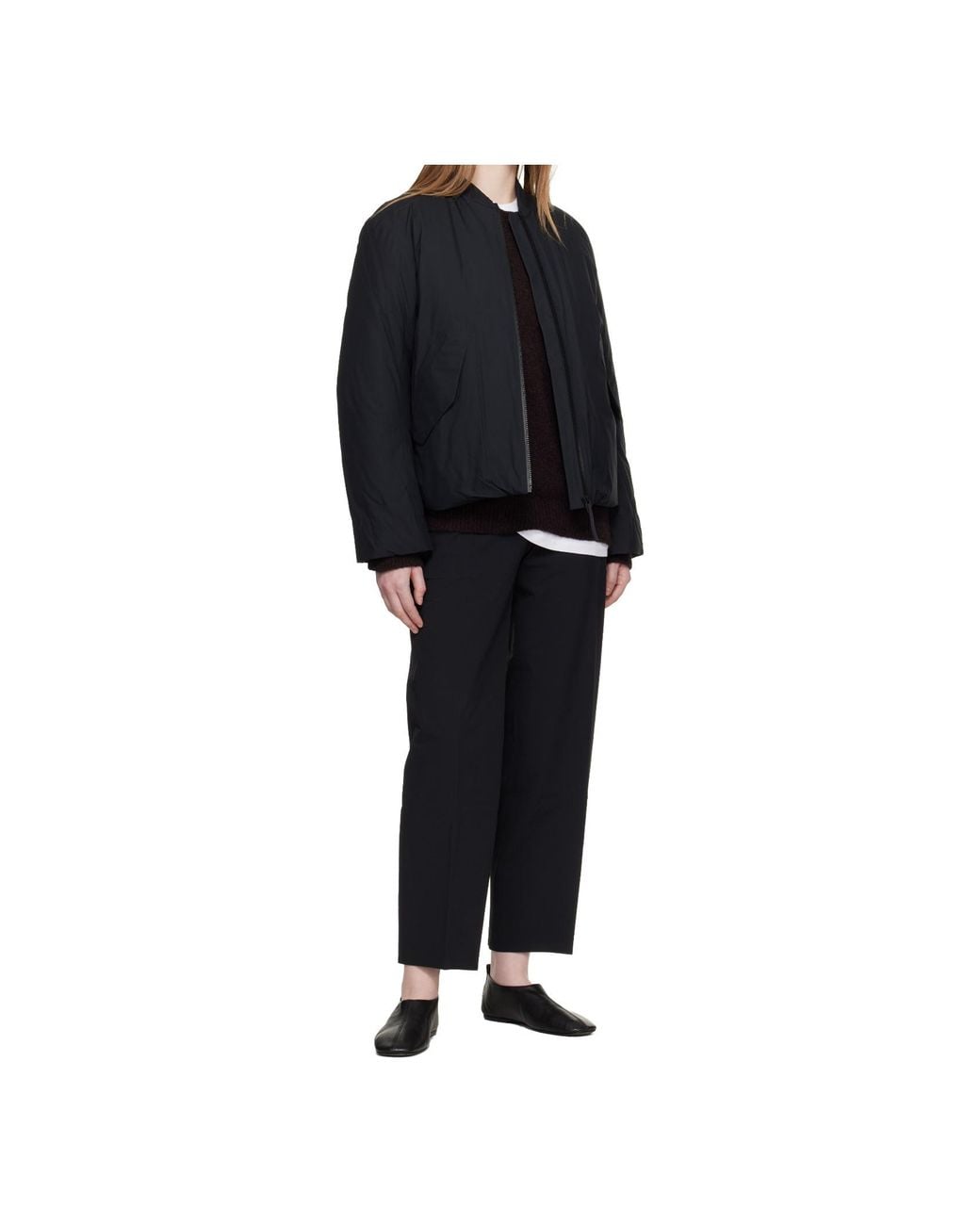 Veilance Black Decca Down Bomber