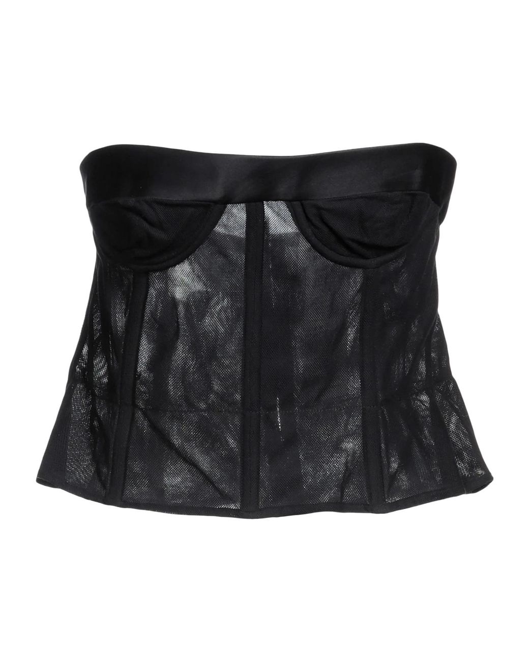 Maison Margiela Black Off-The-Shoulder Top
