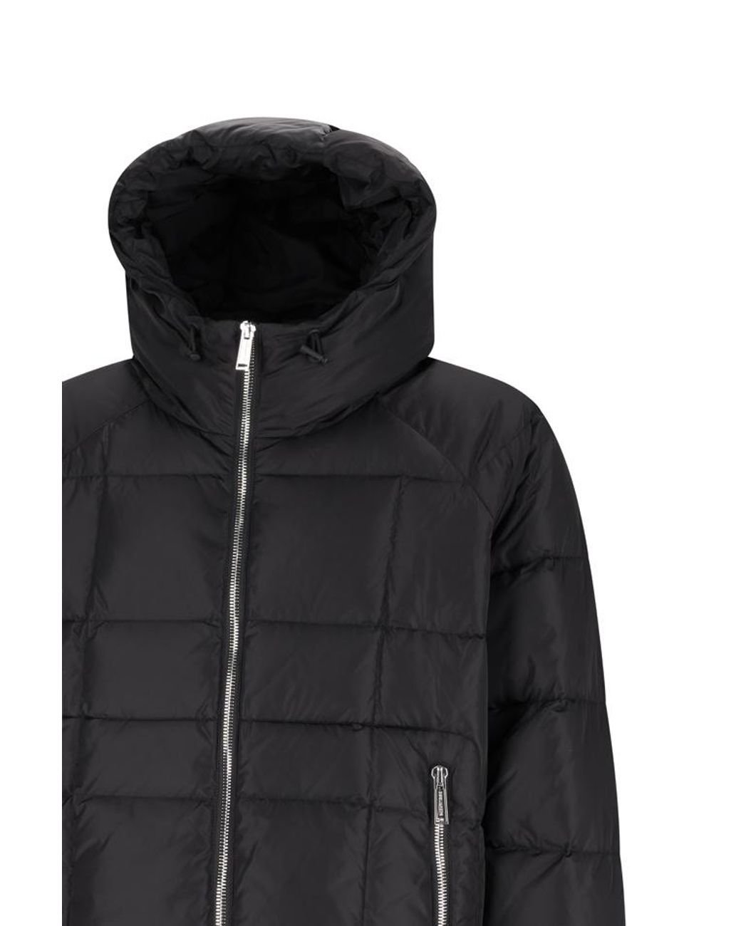 DSquared² Black Hooded Puffer Jacket for men