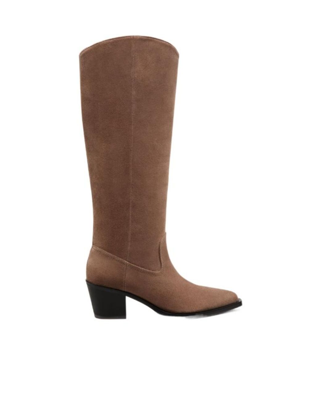 Stuart Weitzman Brown Thick Heeled Short Boots