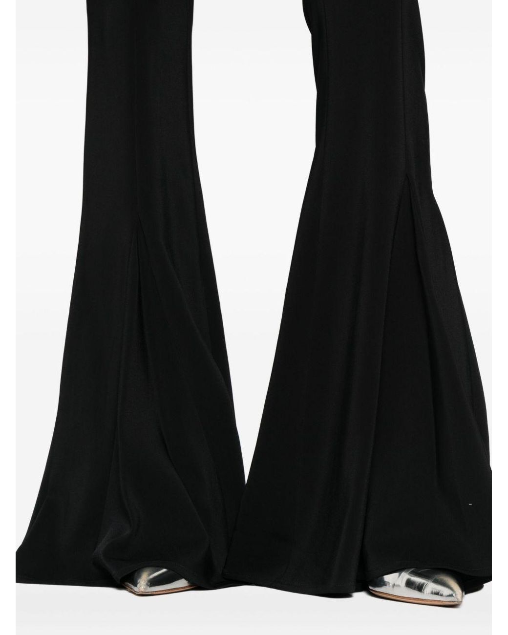 Amen Black Flared Trousers