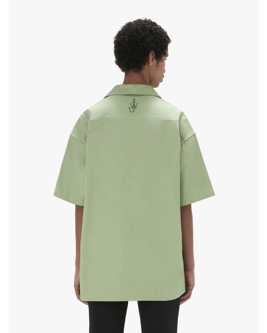 J.W. Anderson Green Jw Anderson Pol Anglada Print Short-Sleeved Shirt for men
