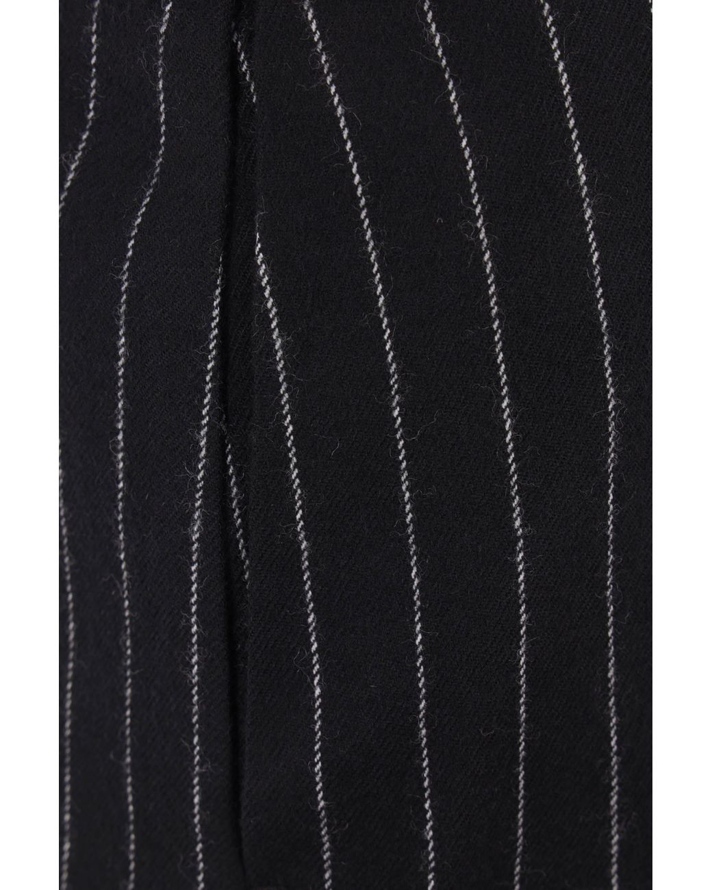 McQueen Blue High-Waisted Pleated Pants