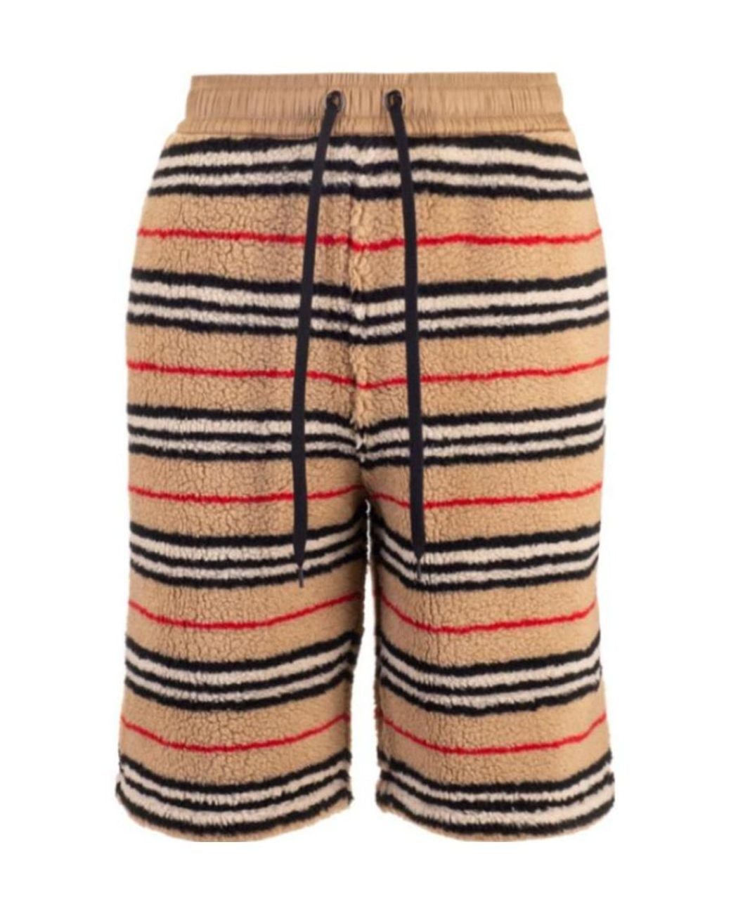 Burberry Blue Icon Stripe Track Shorts for men