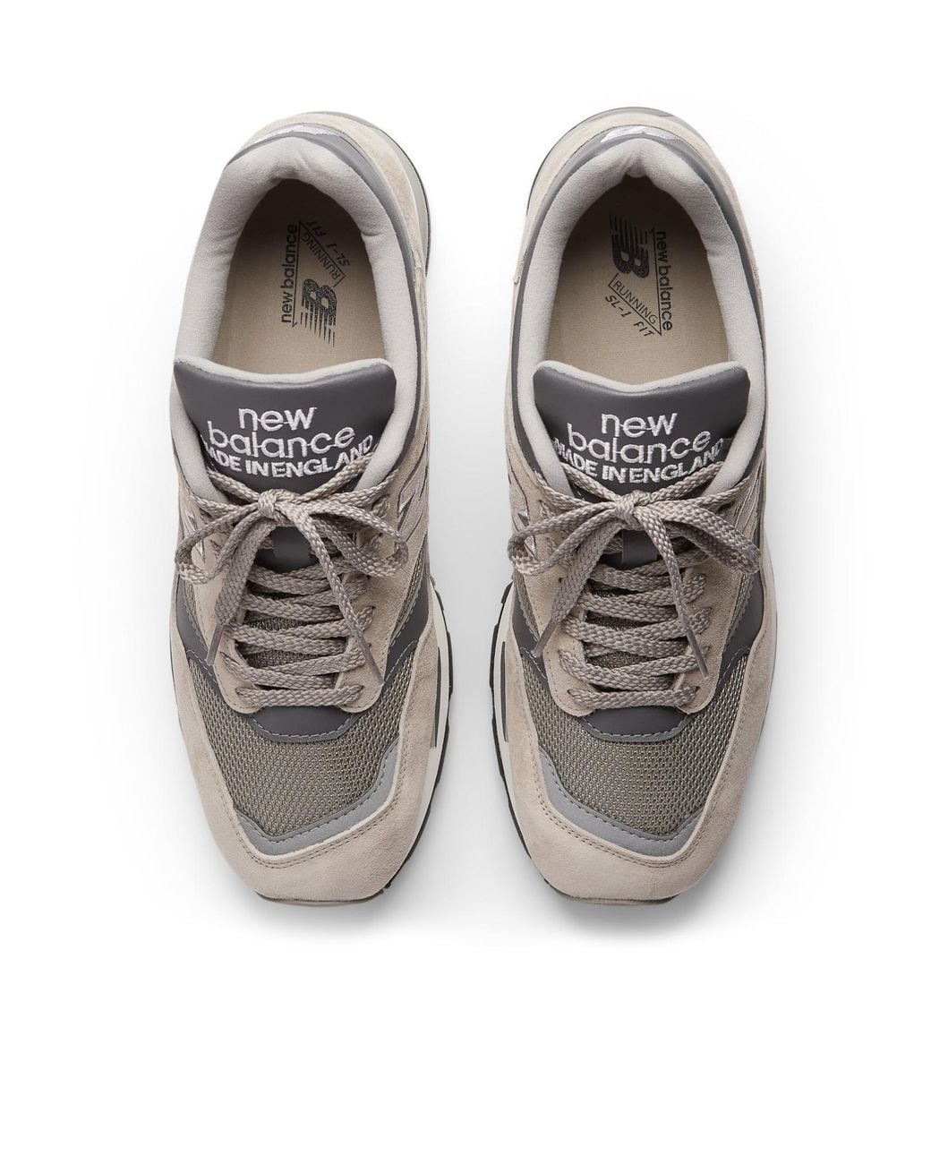 New Balance Gray 1500 Lace-Up Sneakers for men