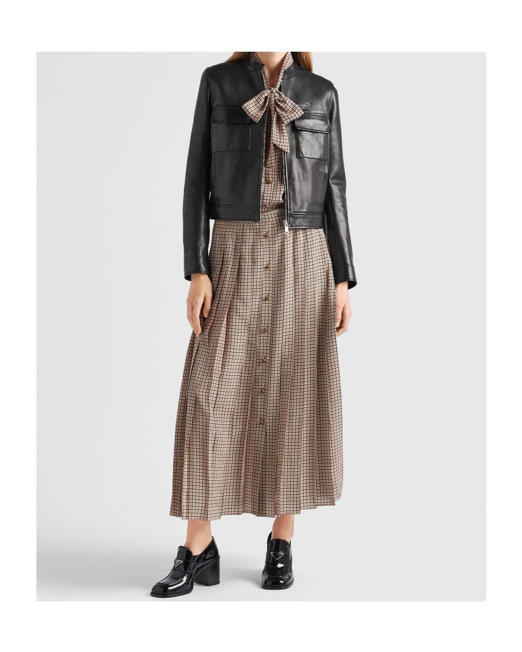 Prada Black Leather Jacket