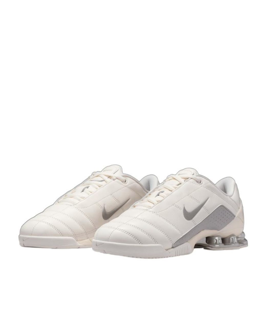 Nike White Total 90 Shox Lace-Up Sneakers