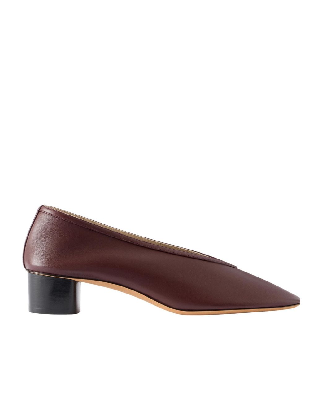Le Monde Beryl Brown Luna Leather Pumps