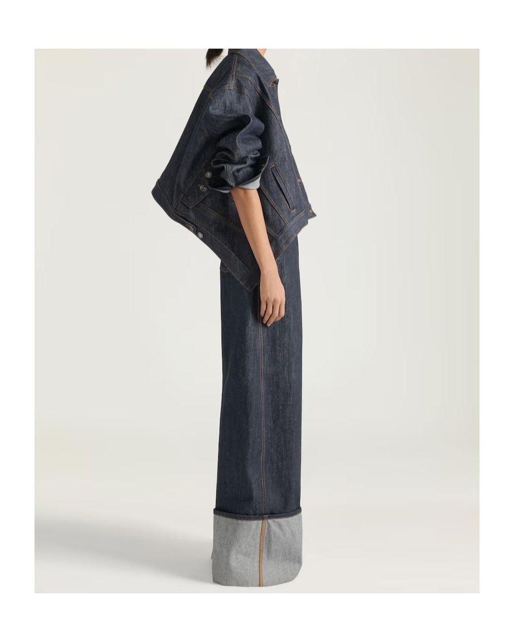 Givenchy Blue Trapeze Jacket