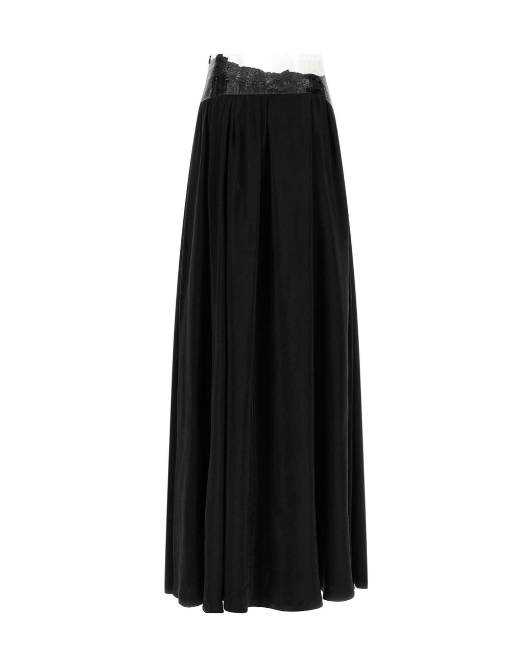 Maison Margiela Black Pleated Skirt
