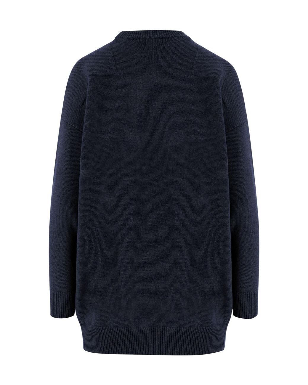 Jil Sander Blue Long-Sleeved Sweater