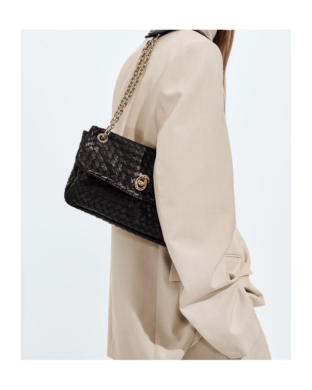 Bottega Veneta Black Madison Shoulder Bag