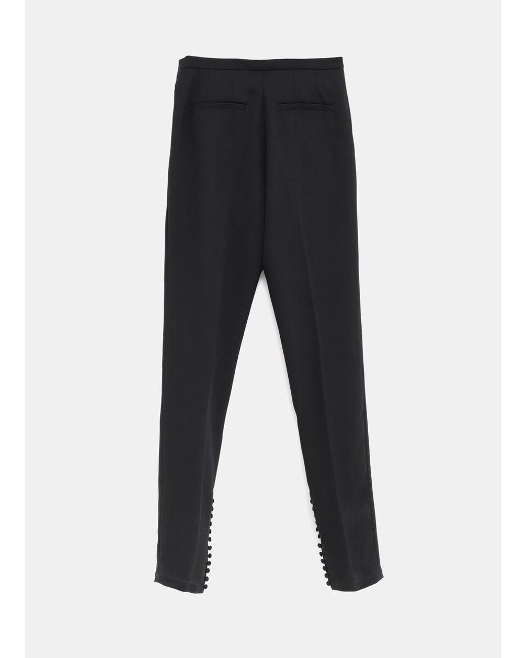 Dries Van Noten Black Pocket Casual Pants
