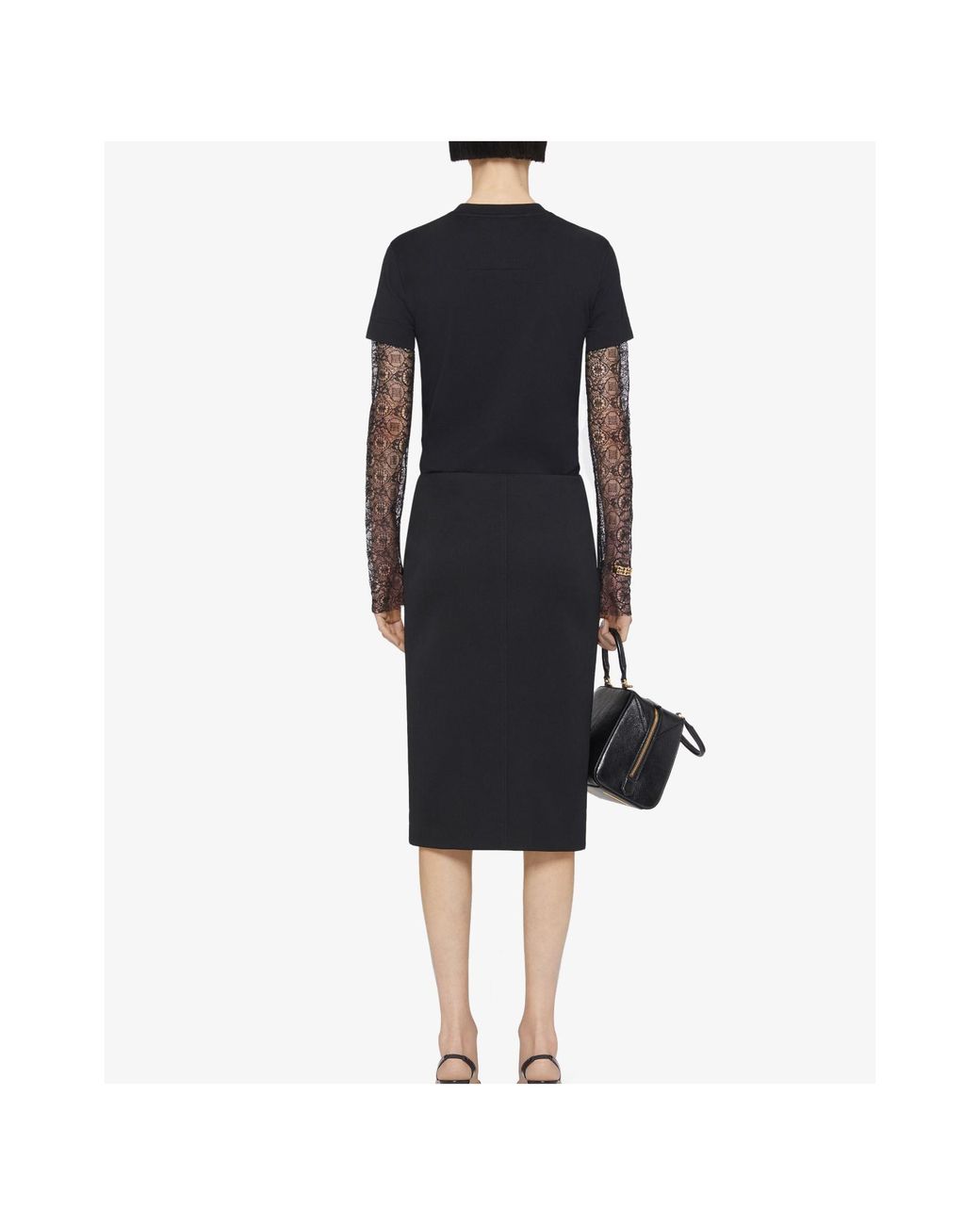 Givenchy Black 4G Plaque Mini Skirt