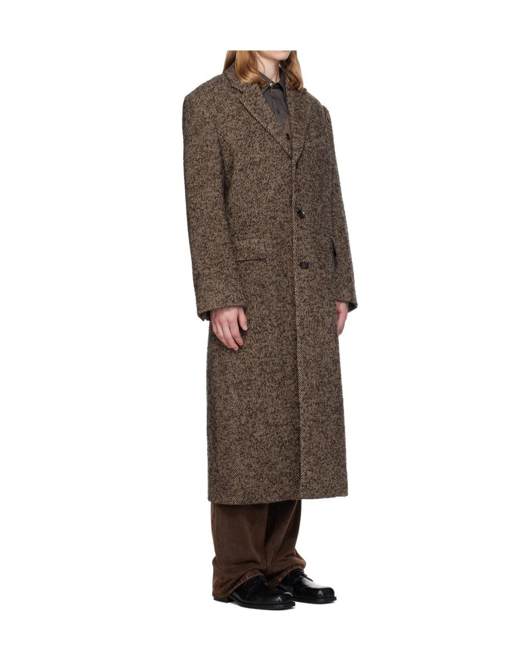 MMIC Brown Brume Single Coat for men