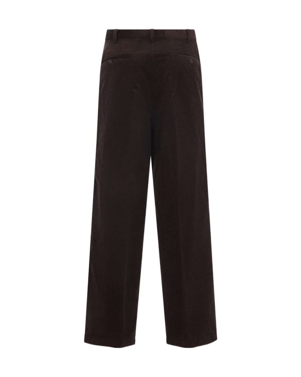 Prada Black Straight-Leg Corduroy Pants for men