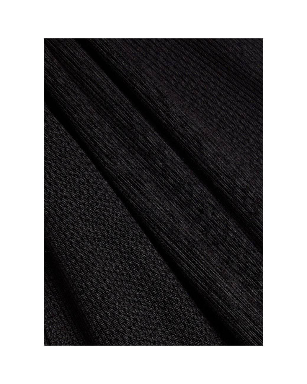 Agolde Black Ribbed Medium-Weight Vest
