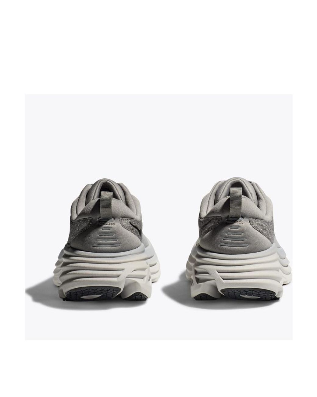 Hoka One One Gray Bondi 8 Sneakers for men