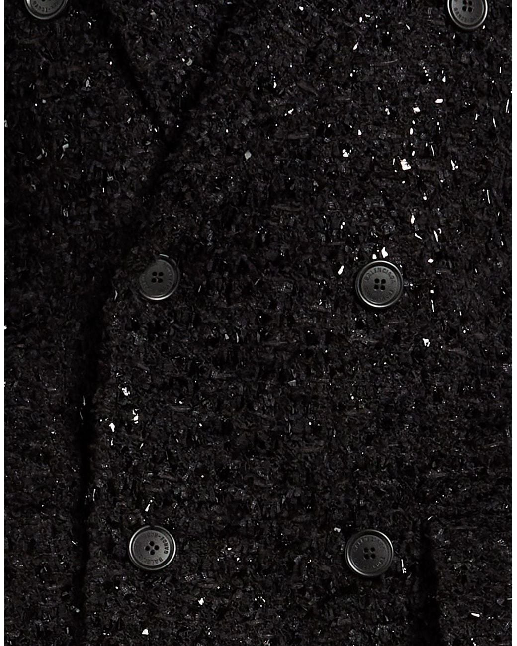 Balenciaga Black Double Breasted Blazers