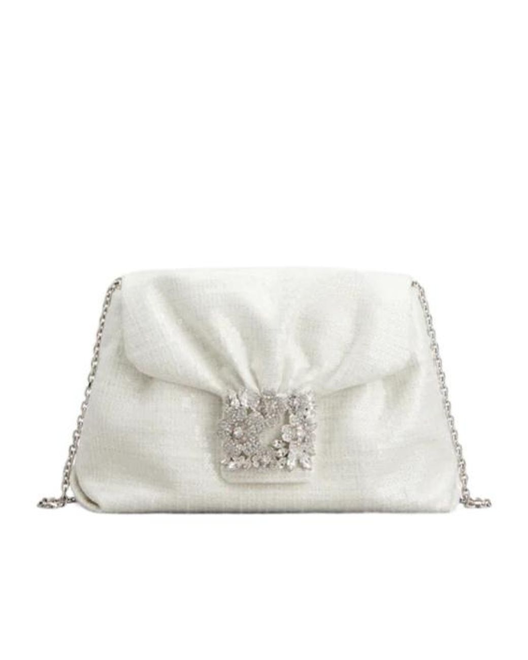 Roger Vivier White Efflorescence Mini Bag