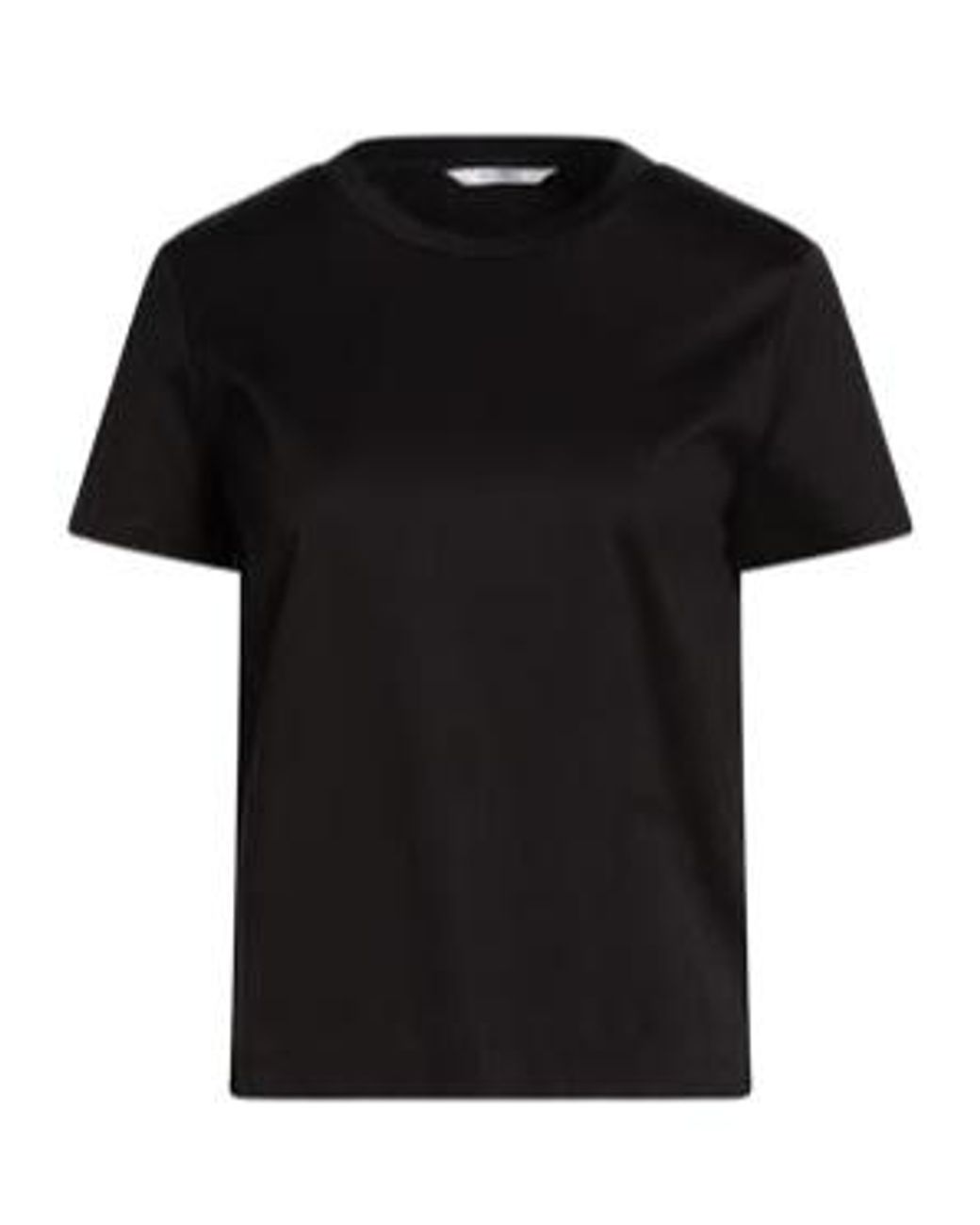 Max Mara Black Crew-Neck Short-Sleeve T-Shirt