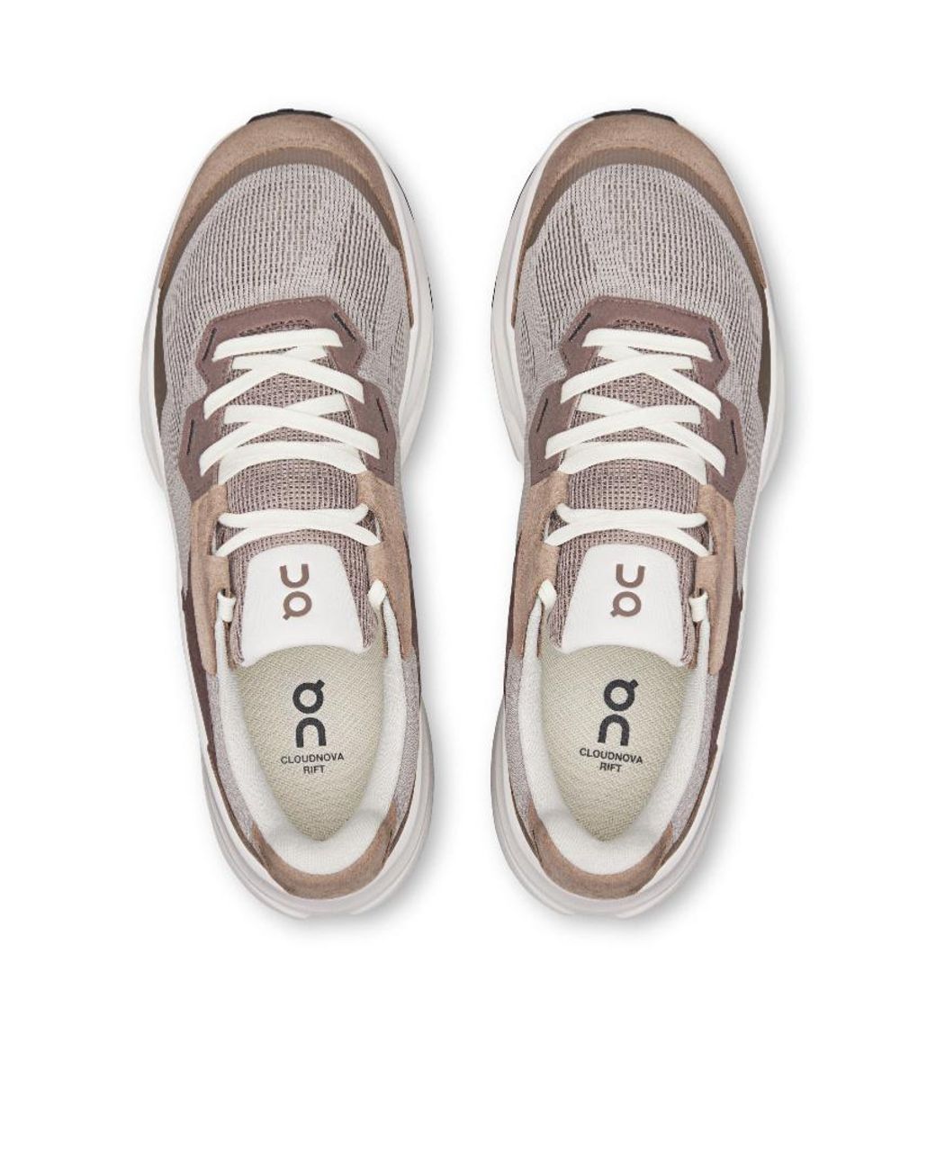 On Shoes Gray Cloudnova Rift Sneakers for men