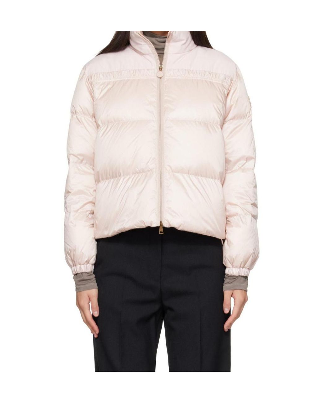Moncler White Meditation Down Jacket