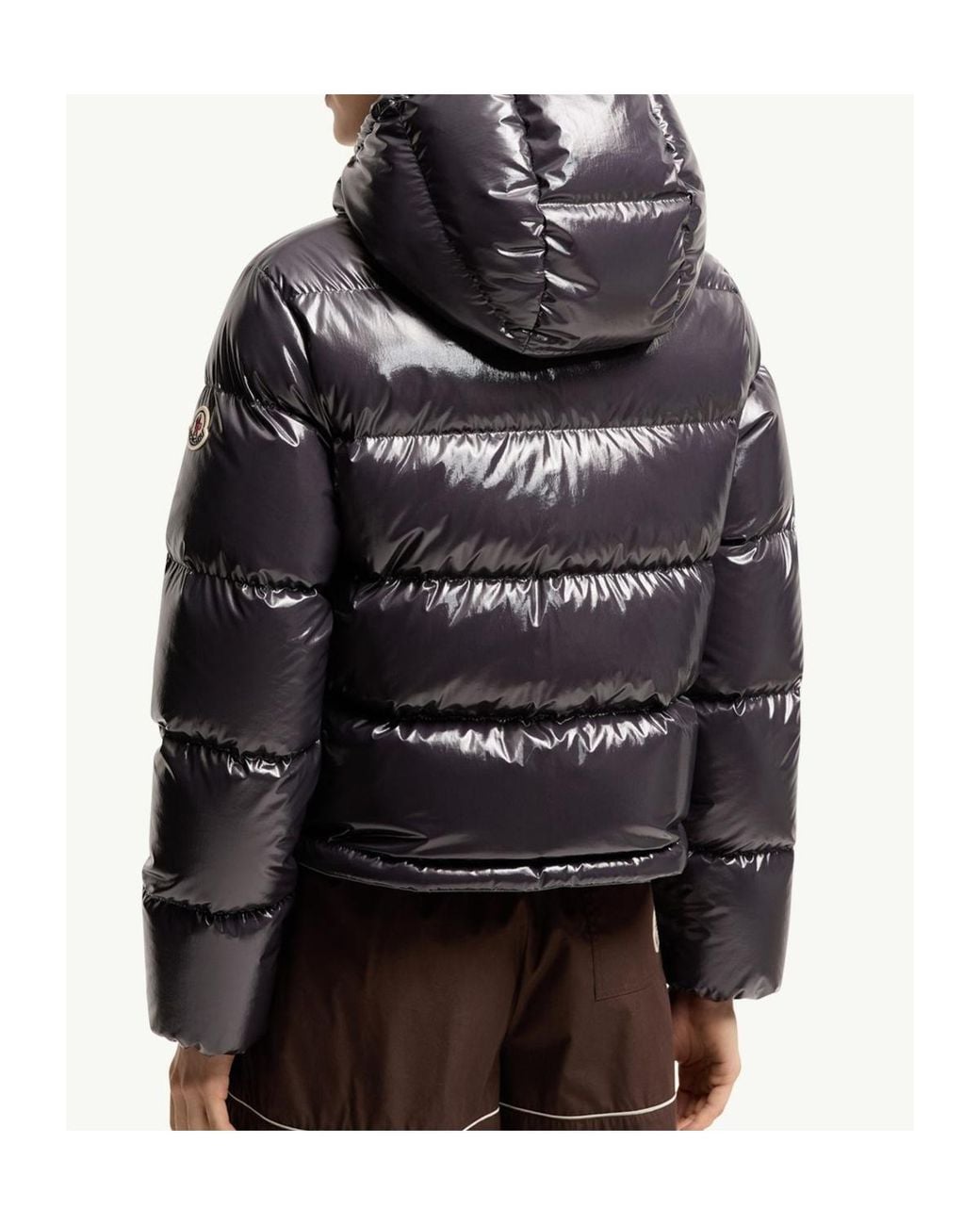 Moncler Gray Niveole Short Down Jacket