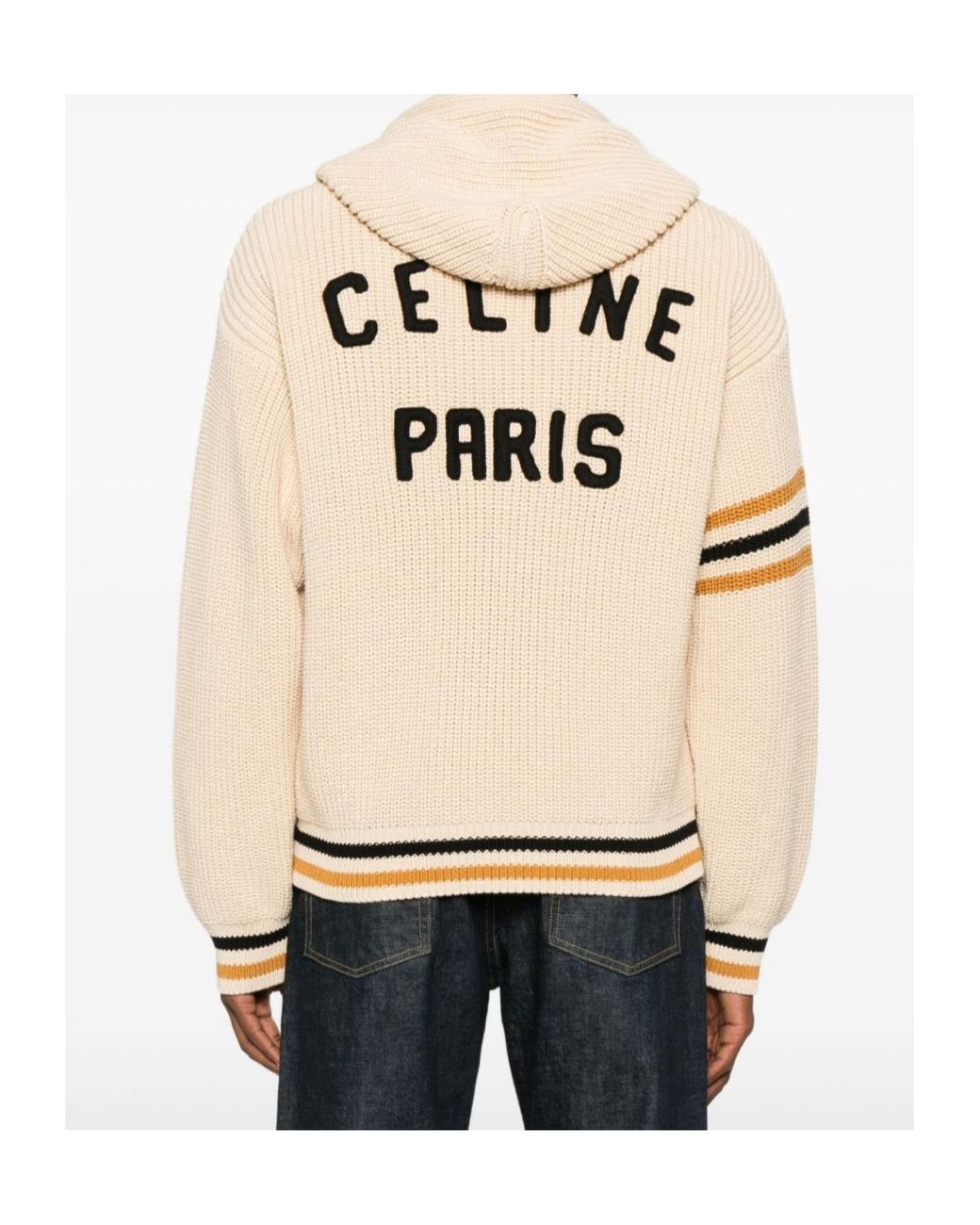 Céline Natural Long-Sleeved Sweater for men