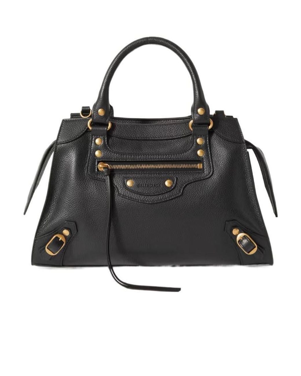 Balenciaga Black Piccola Borsa Neo Classic Top Handle Da Donna