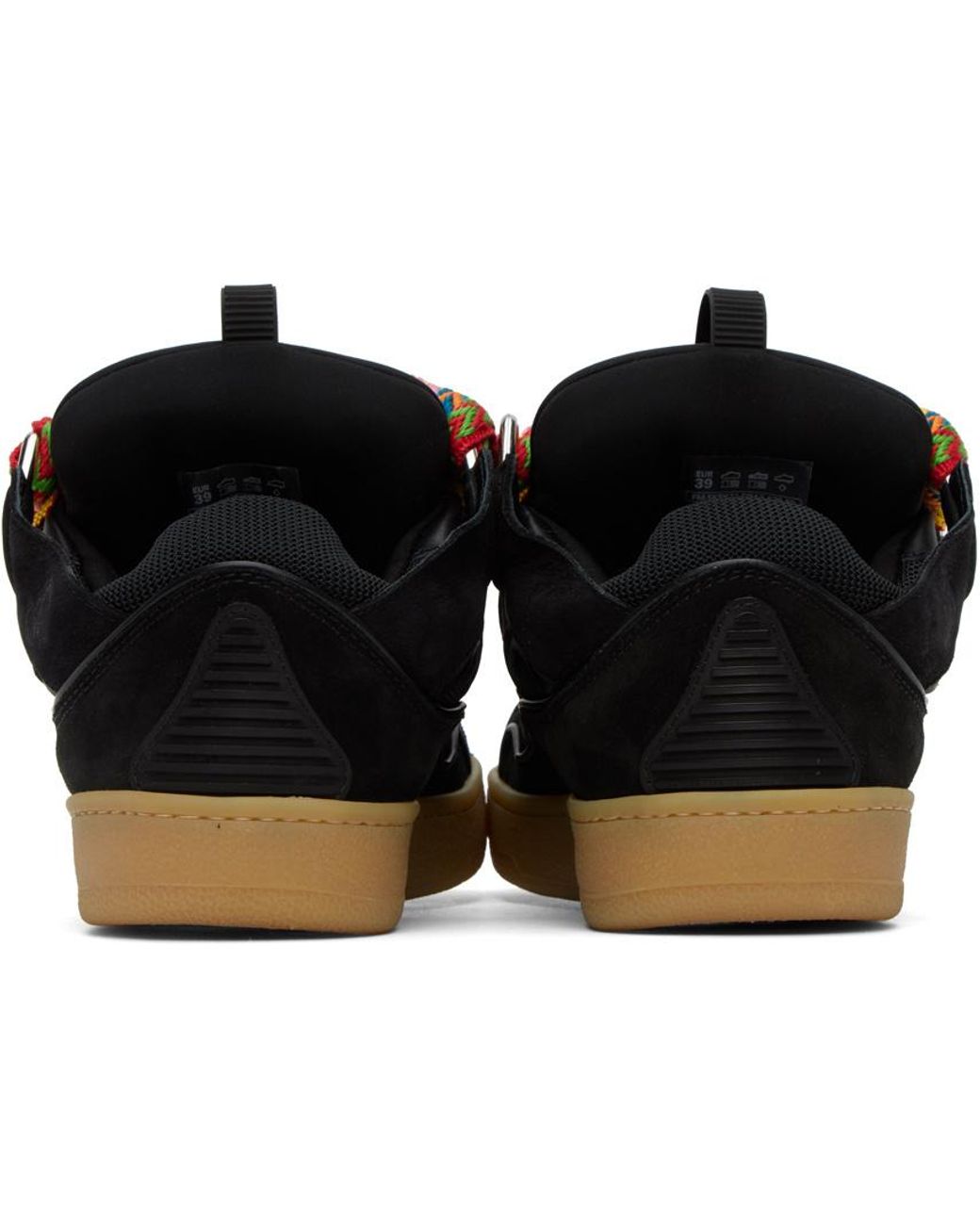 Lanvin Black Curb Low-Top Sneakers for men