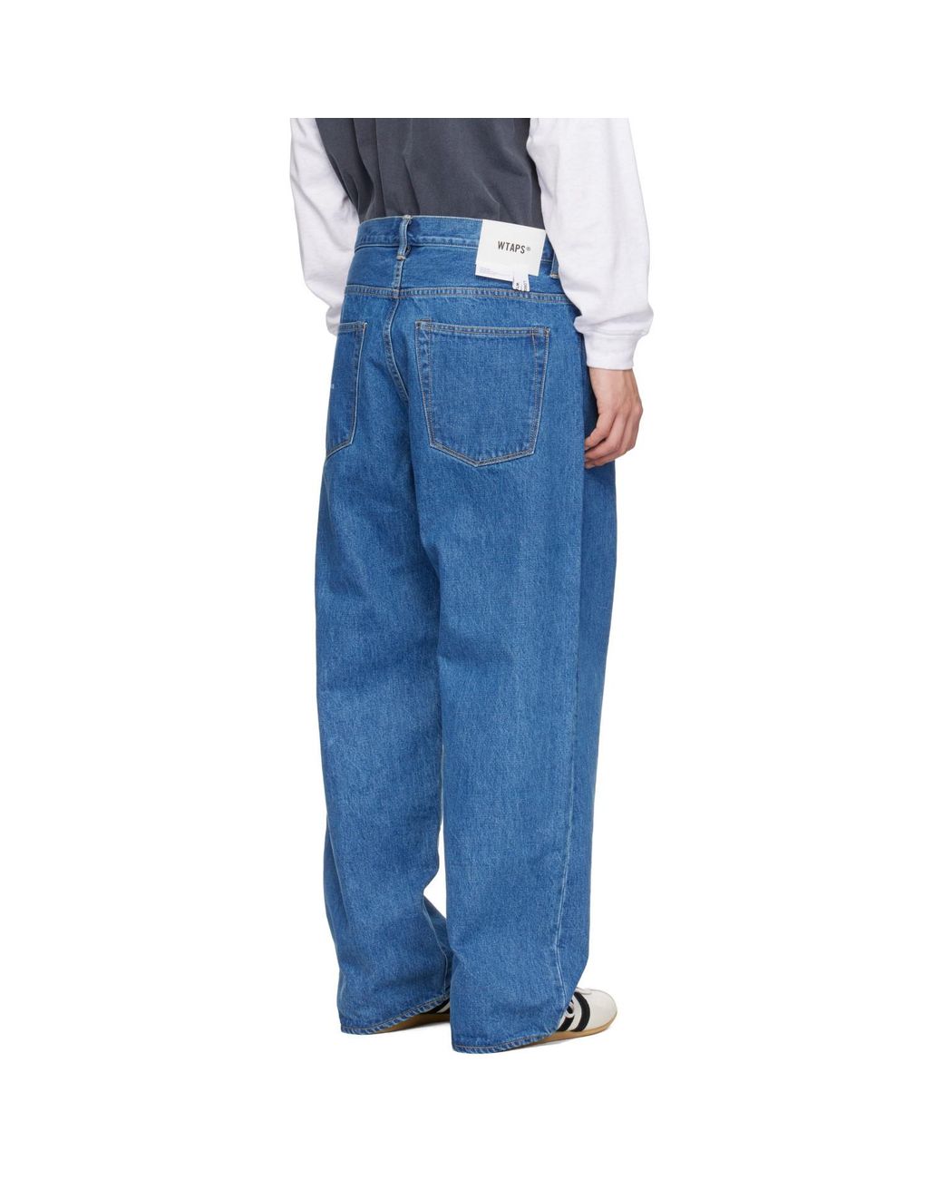 (w)taps Blues Straight Jeans for men
