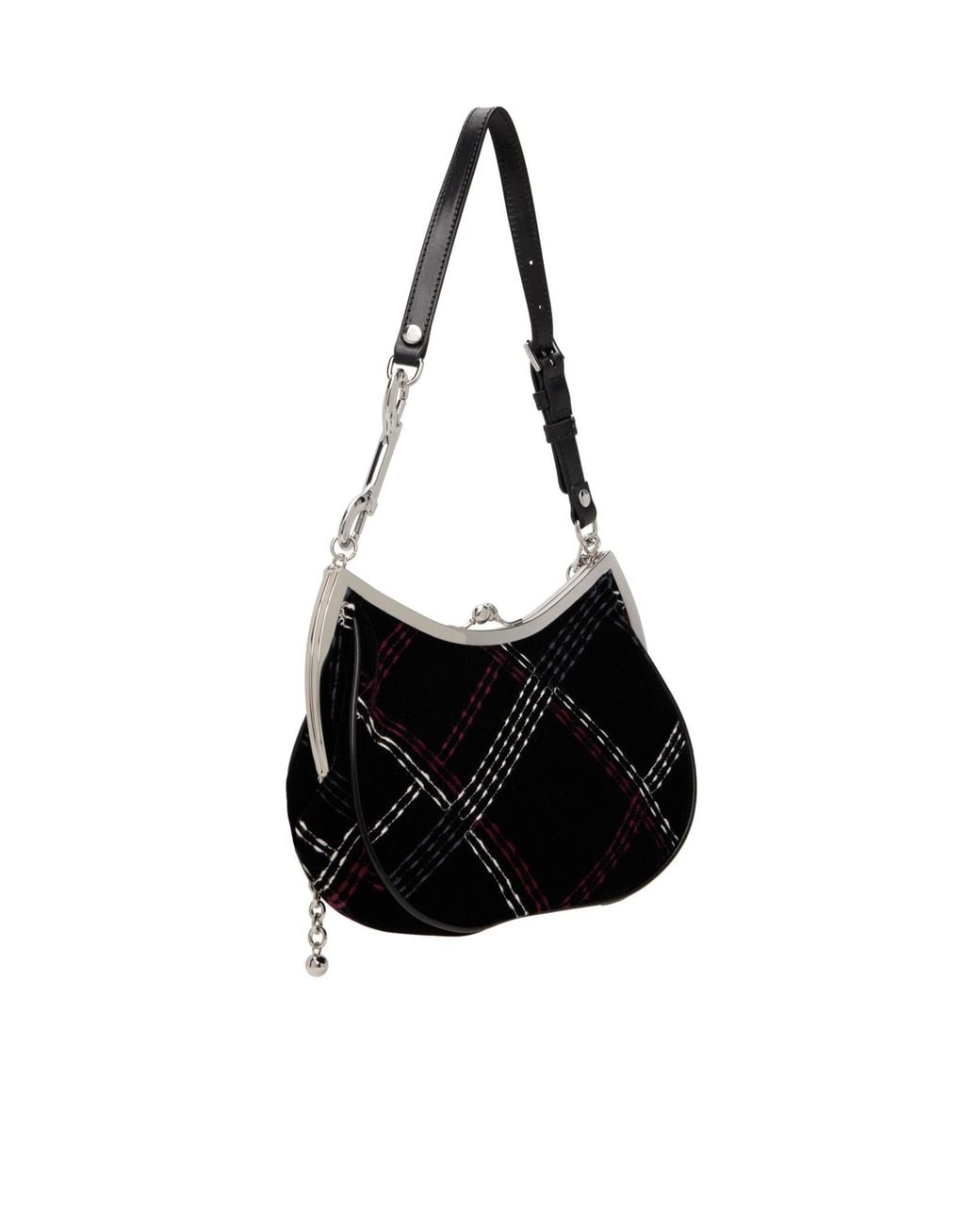 Vivienne Westwood Black Charm Frame Crossbody