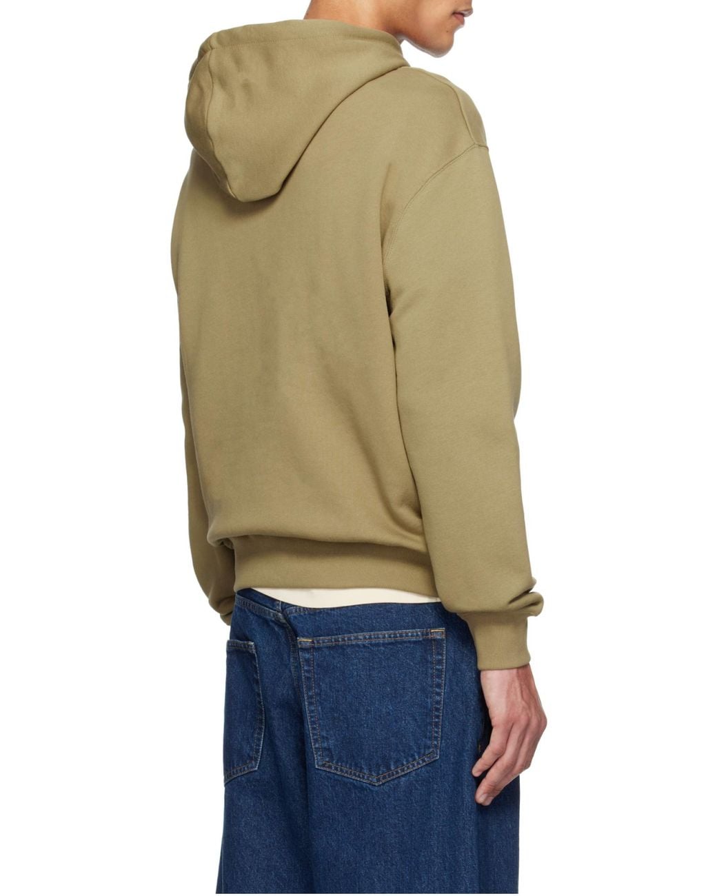 Maison Kitsuné Blue Bold Fox Head Hoodie for men