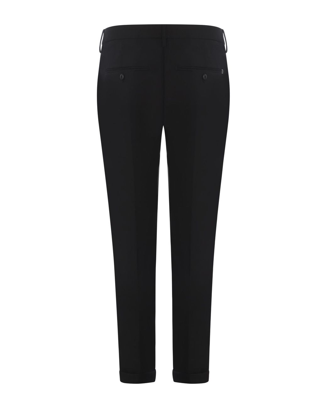 Dondup Black Gaubert Stretch Wool Pants for men