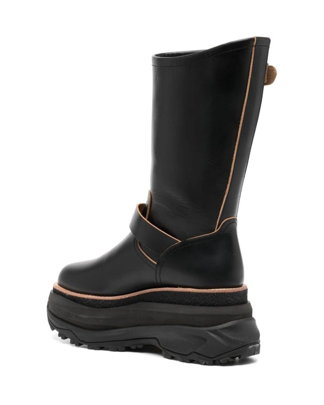 Sacai Black Long Boots