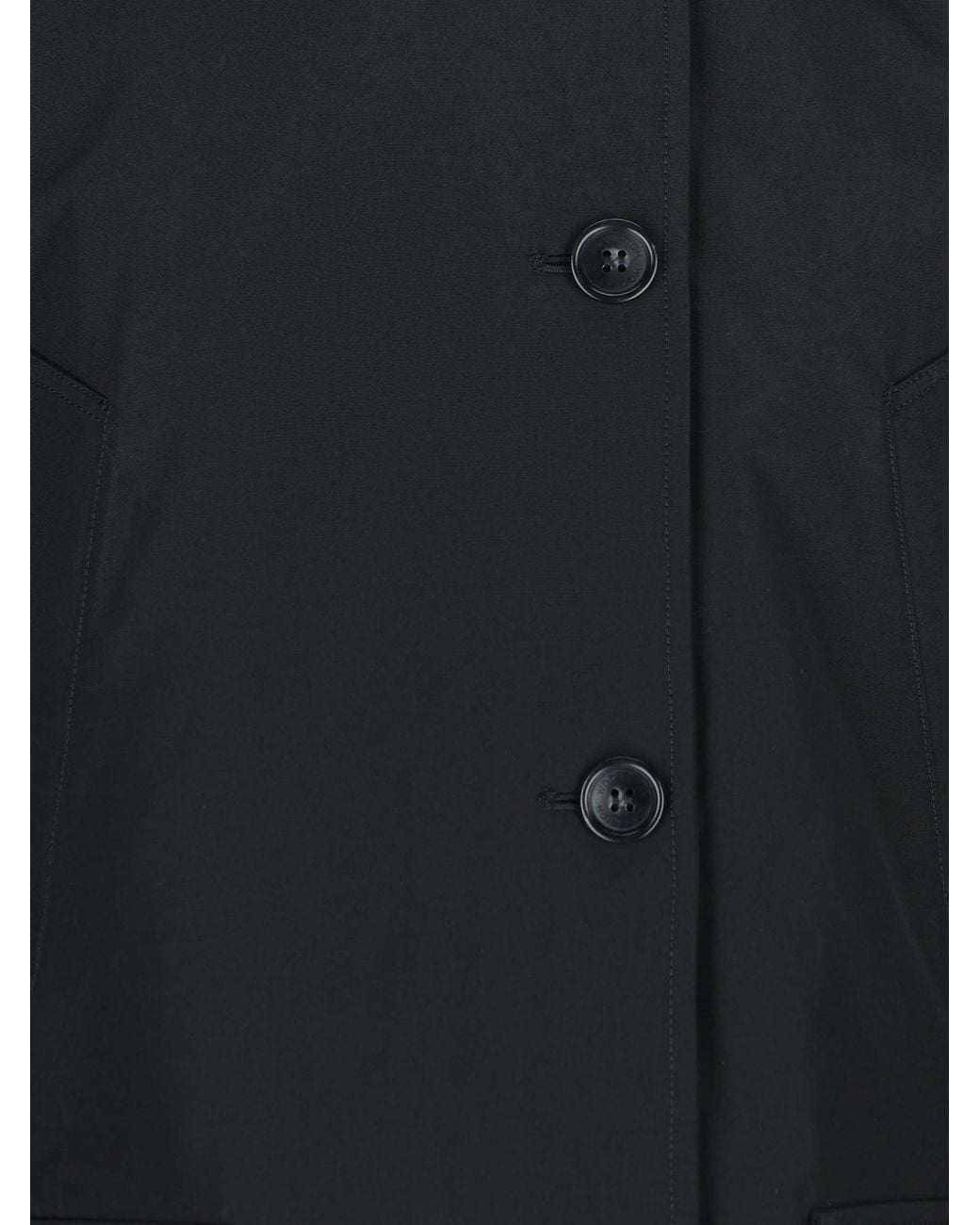Woolrich Black Arctic Hooded Parka Coat