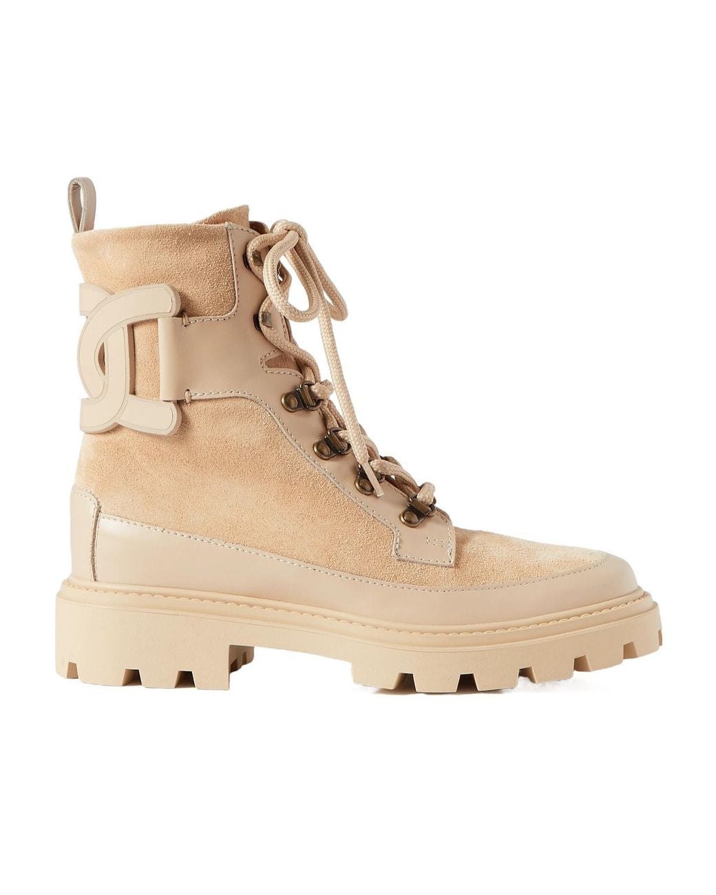 Tod's Natural Logo Boots