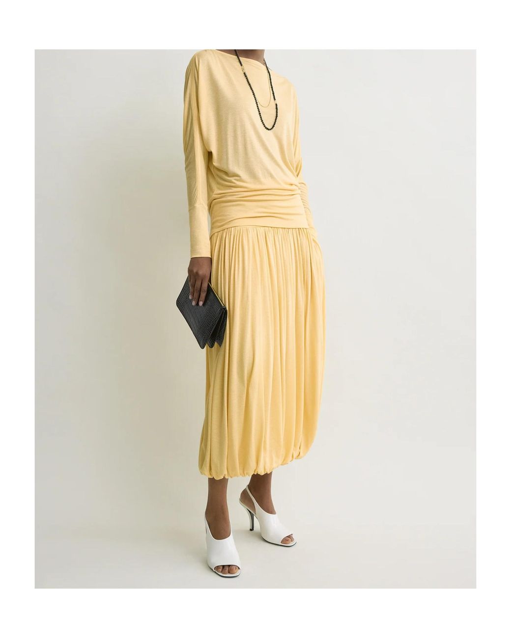 Totême Natural Boat-Neck Jersey Sweater