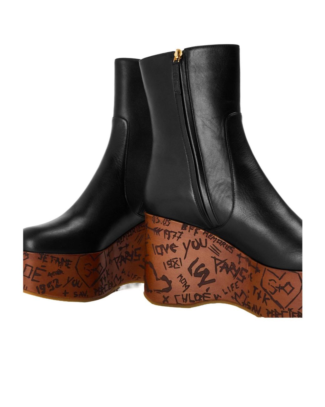 Chloé White Waterproof Chelsea Boots