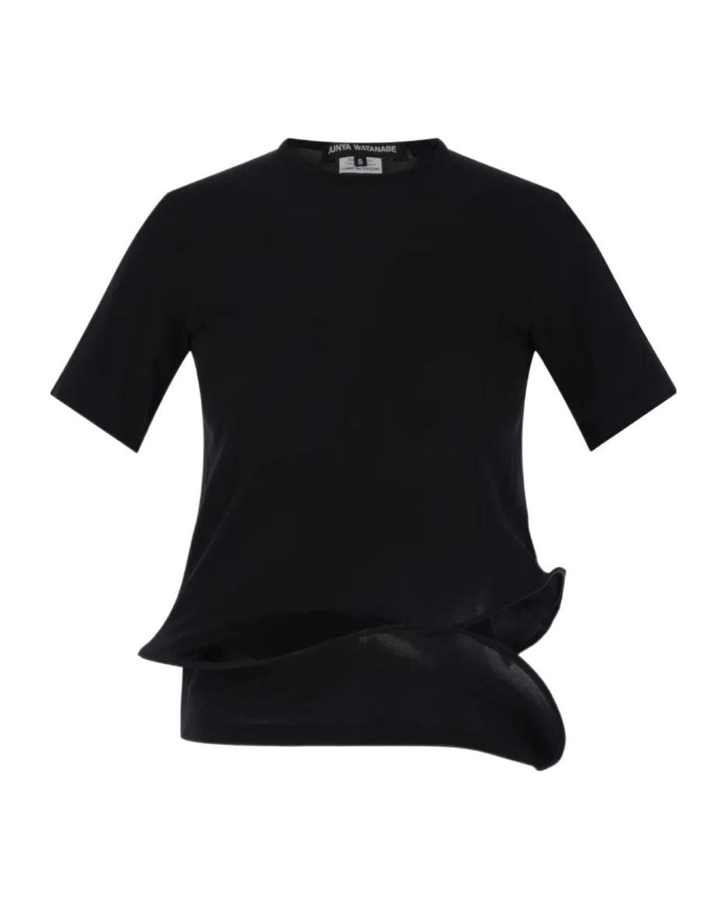 Junya Watanabe Black Wire Hem T-Shirt