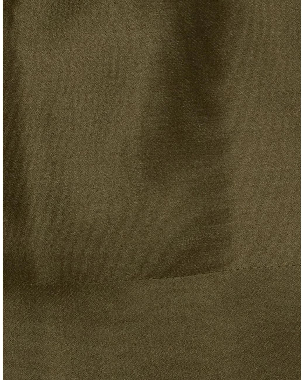 Saint Laurent Green Solid-Color Wool Scarf