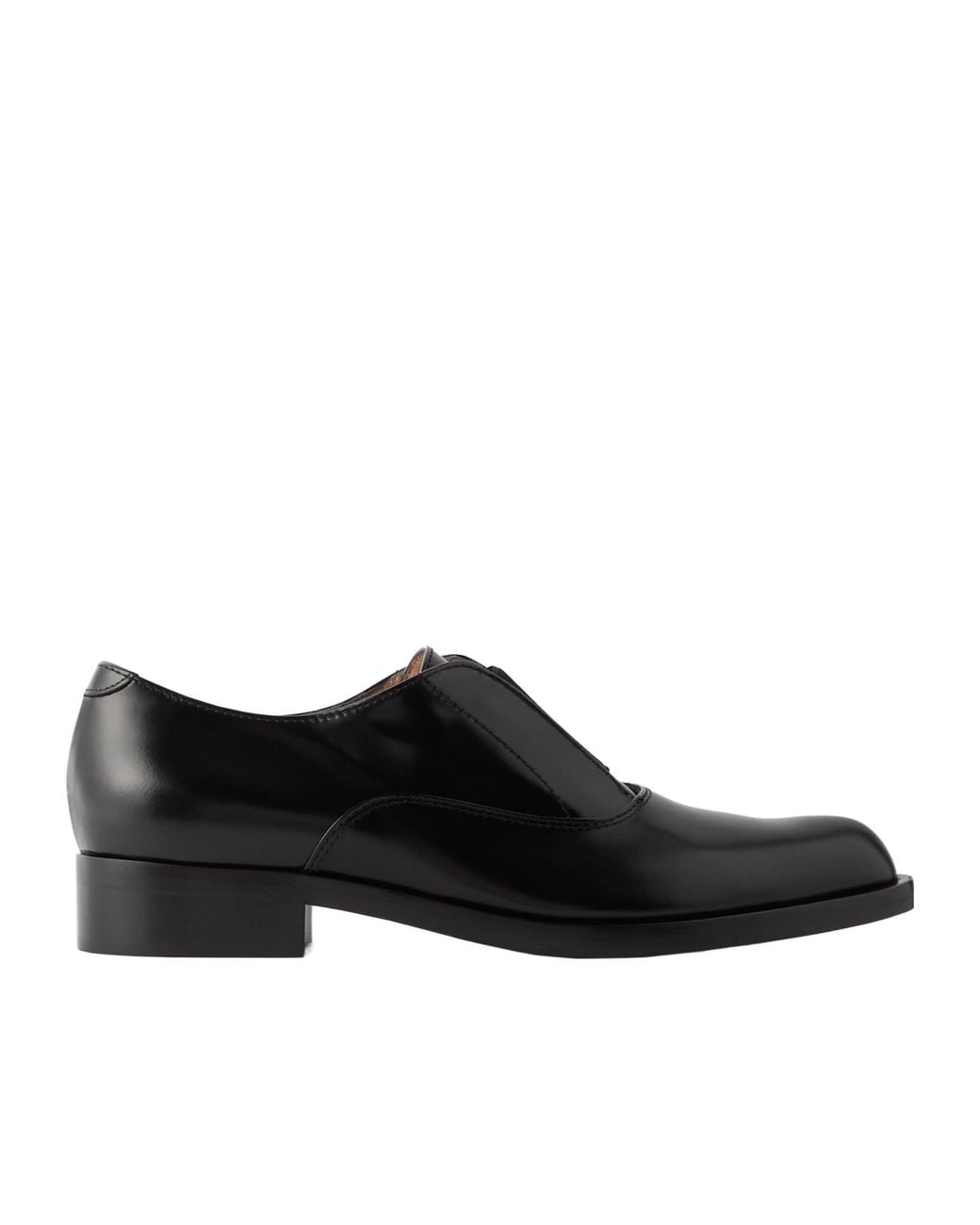 Gianvito Rossi Black Baxter Oxfords