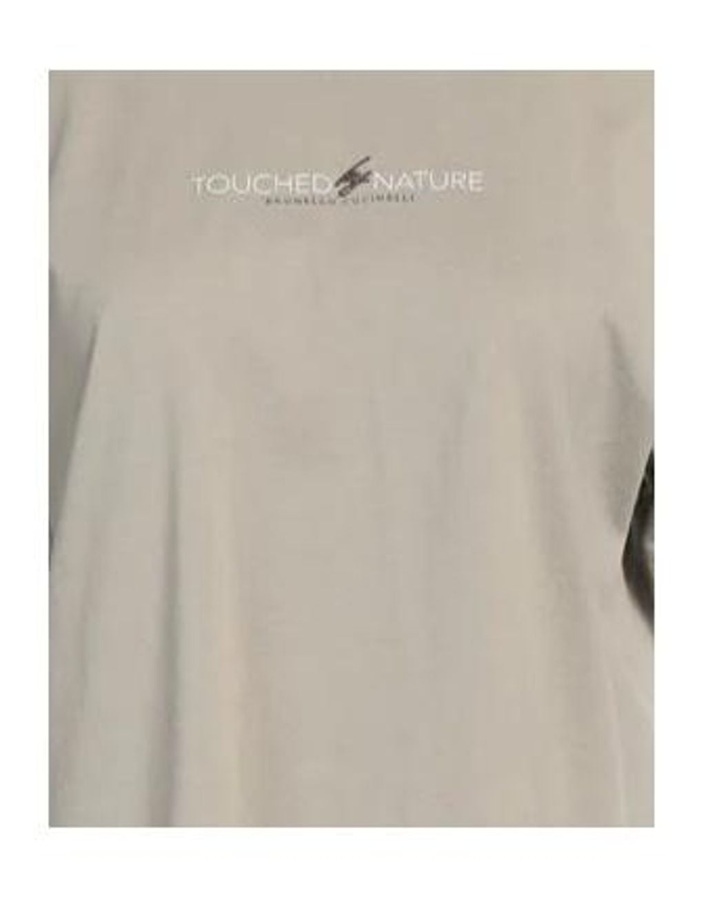 Brunello Cucinelli Gray Printed T-Shirt