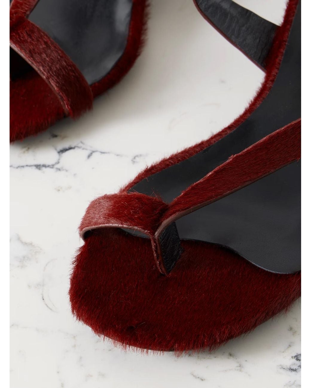 Khaite Brown 35Mm Aimee Heeled Sandals