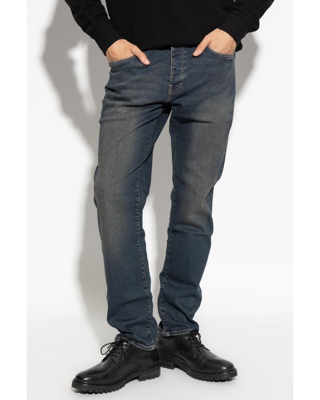 AllSaints Blue Slim Fit Casual Jeans for men