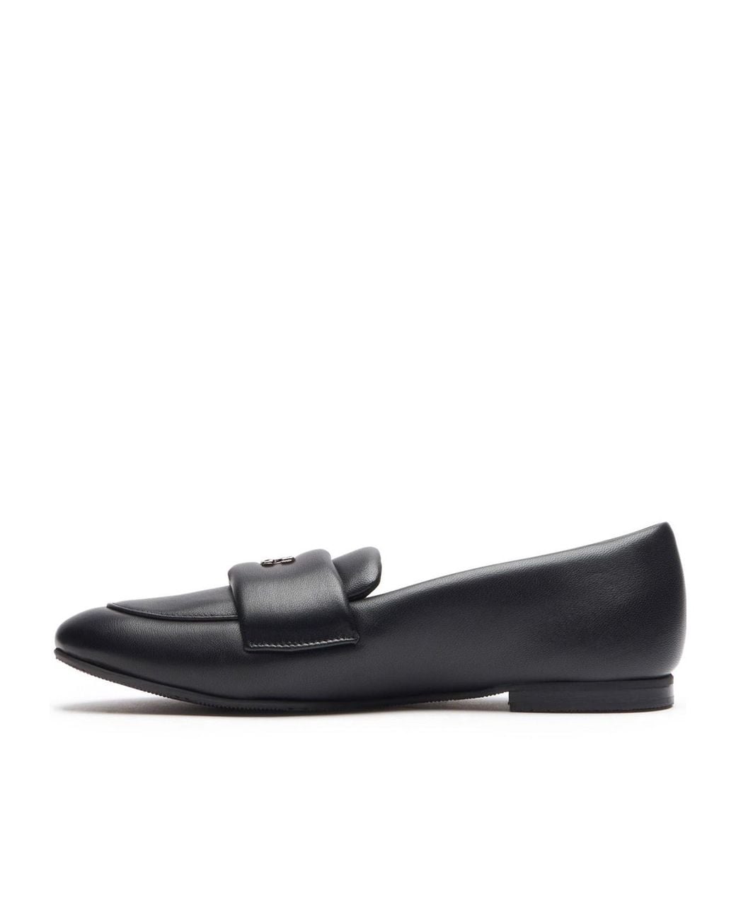 Casadei Black Puff Loafers
