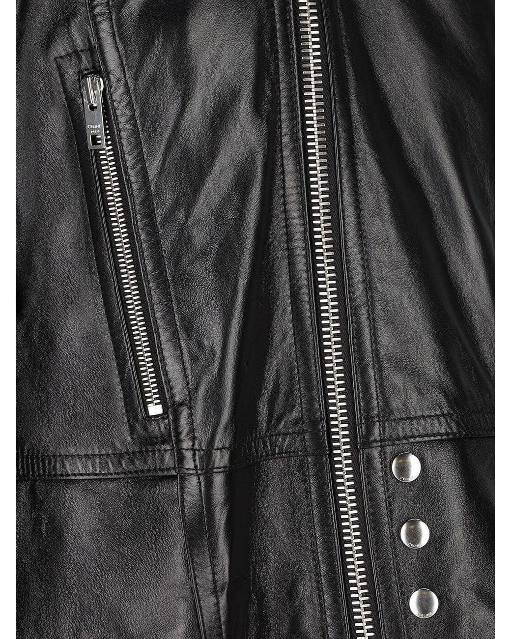 Céline Black Racer Blouson Jacket for men