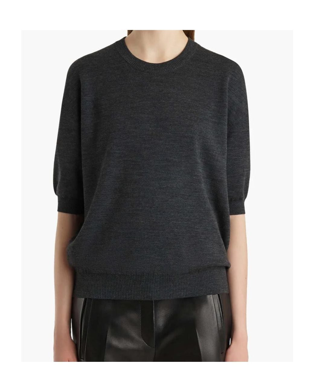 Khaite Black Faye Wool Sweater